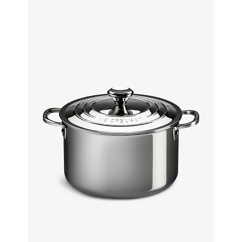 Le Creuset Signature 3-ply stainless-steel stockpot with lid 24cm