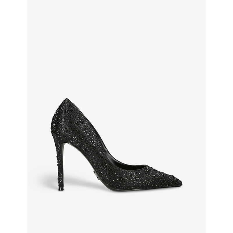  Steve Madden Evelyn R rhinestone-embellished heeled court shoes