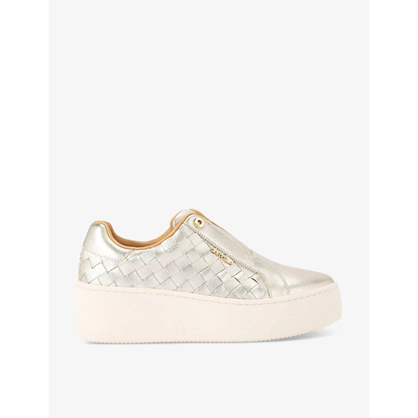  Carvela Connected laceless leather low-top trainers