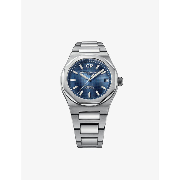 Girard-Perregaux 81010-11-431-11A Laureato stainless-steel automatic watch