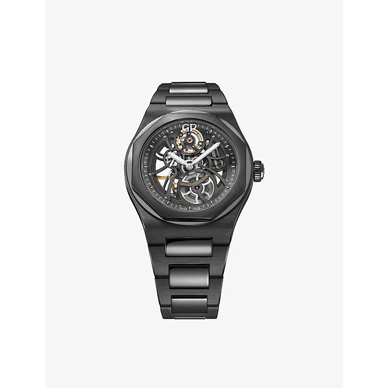 Girard-Perregaux 81015-32-001-32A Laureato Skeleton ceramic automatic watch