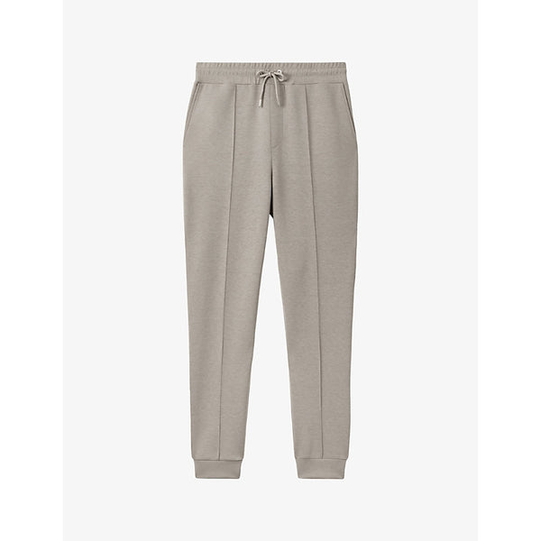 Reiss Premier pinched-seam stretch-woven jogging bottoms