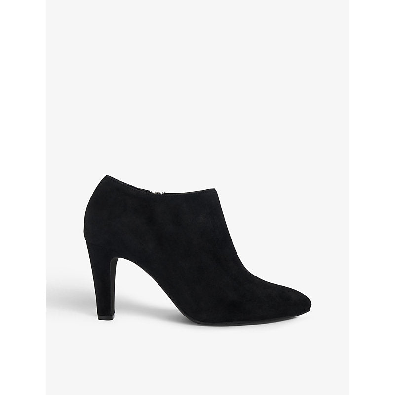  Dune Opinion block-heel suede ankle boots