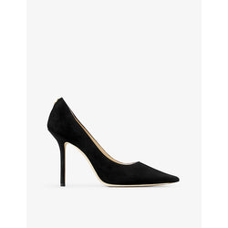 Jimmy Choo Love 100 pointed-toe suede courts | Jimmy Choo