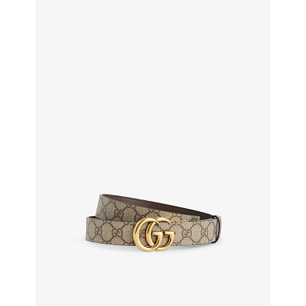 Gucci Marmont Double G reversible leather belt