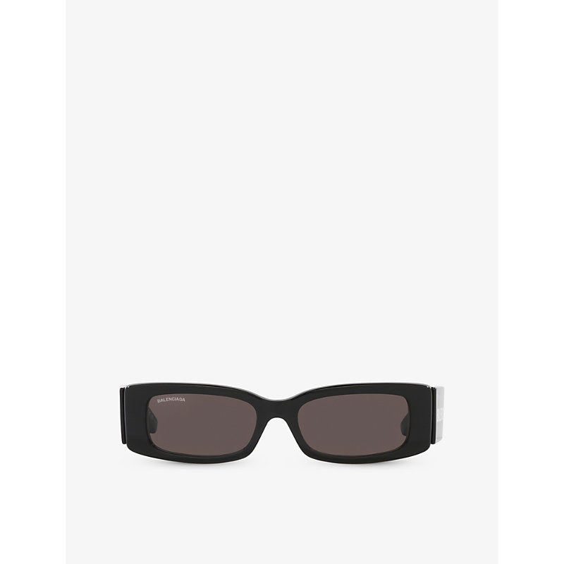  Balenciaga BB0260S rectangle-frame acetate sunglasses