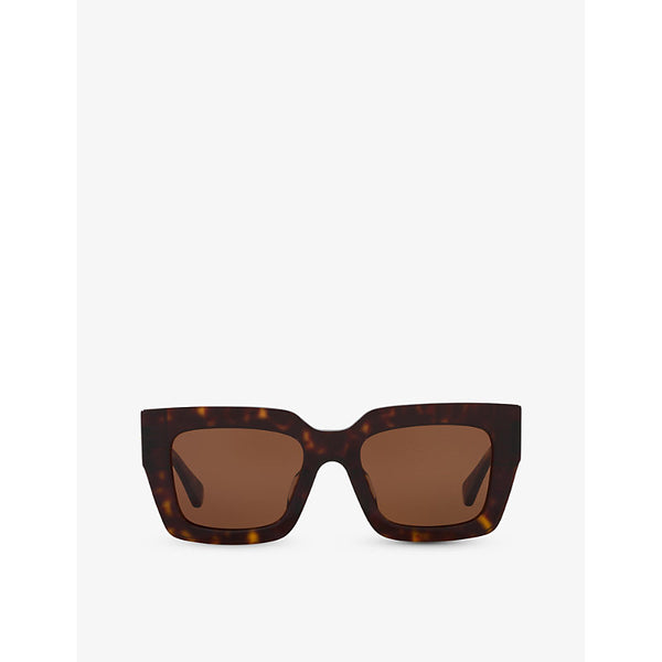 Bottega Veneta 6J000394 BV1212S rectangle-frame acetate sunglasses