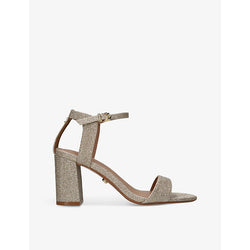 Carvela Kiki logo-embellished woven heeled sandals | Carvela