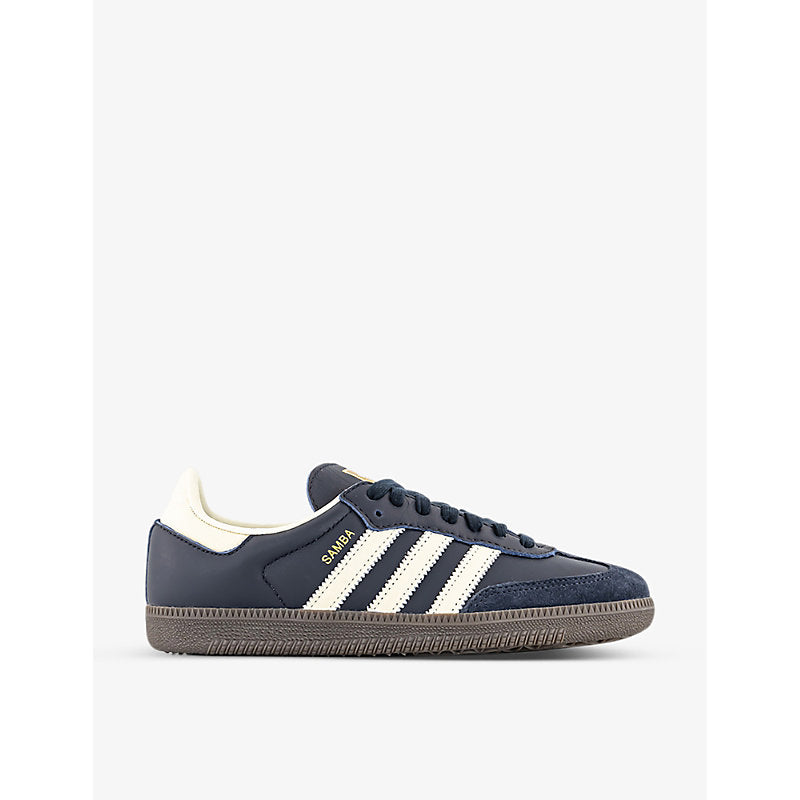 Adidas Samba OG logo-print leather low-top trainers | Adidas