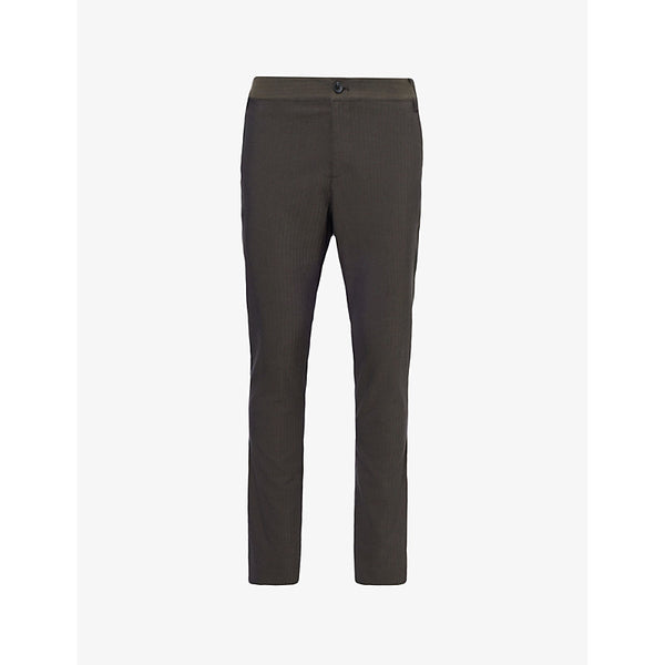  Paige Stafford tapered-leg mid-rise stretch-woven trousers