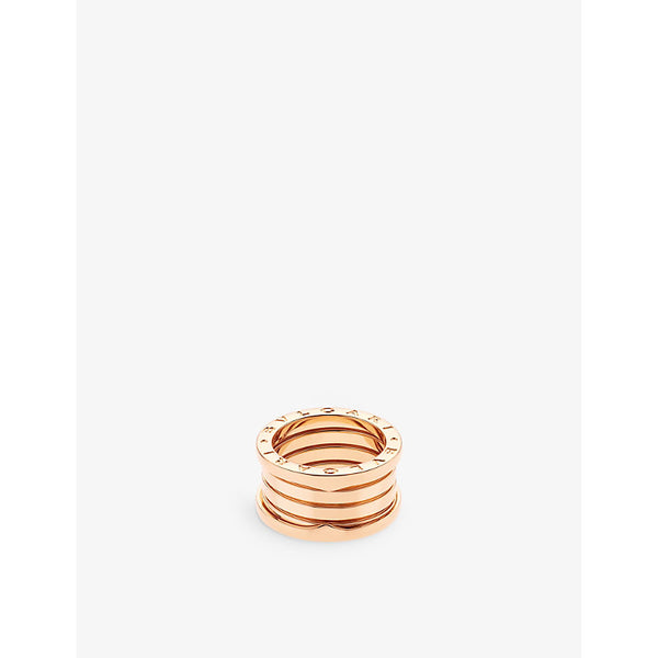 Bvlgari B.zero1 four-band 18ct rose-gold ring