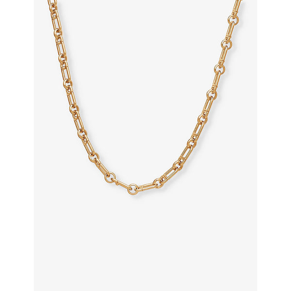  Rachel Jackson Stellar 22ct yellow gold-plated sterling-silver chain necklace