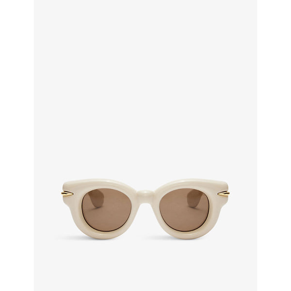  Loewe GSUN444X01 inflated round-frame nylon sunglasses