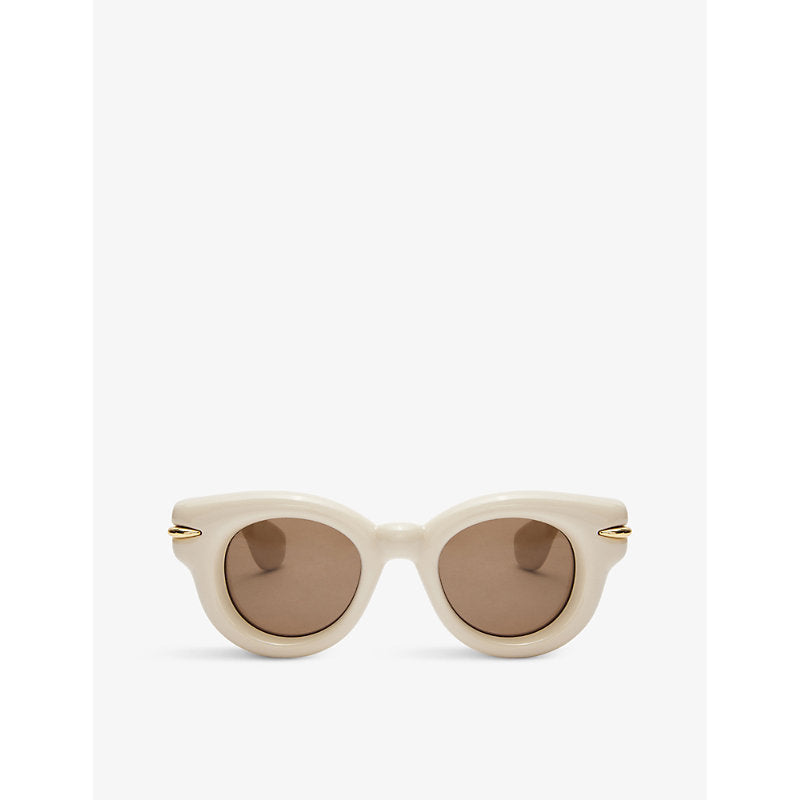  Loewe GSUN444X01 inflated round-frame nylon sunglasses