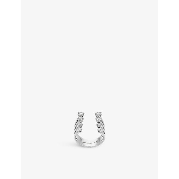 Delfina Delettrez Dots 18ct white-gold and 0.62ct diamond ring