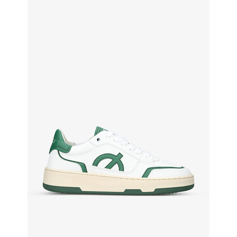 Loci Neo logo-appliqué vegan-leather low-top trainers