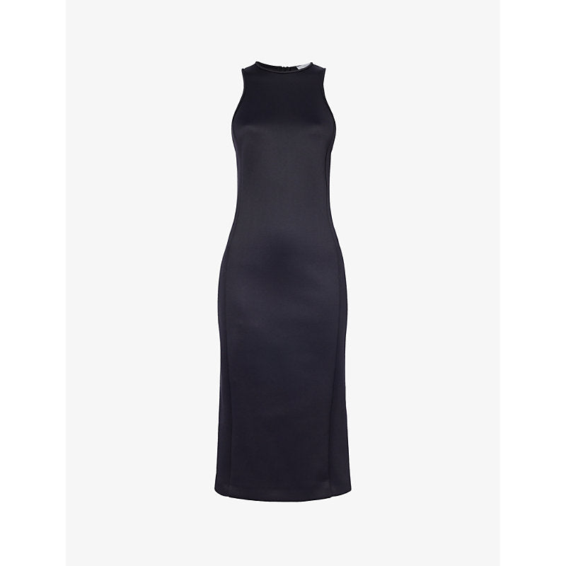 Max Mara Vetta split-hem woven midi dress | MAX MARA