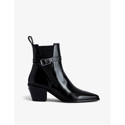  Zadig&Voltaire Tyler buckle-embellished leather ankle boots