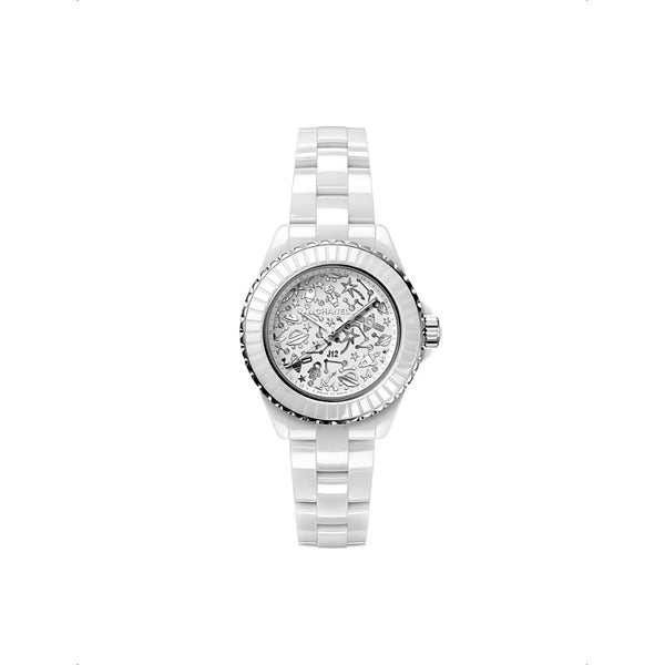 Chanel H7990 J12 Cosmic stainless-steel, ceramic and diamond quartz watch