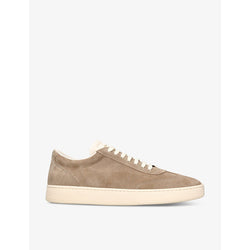 Officine Creative Kombi branded suede low-top trainers