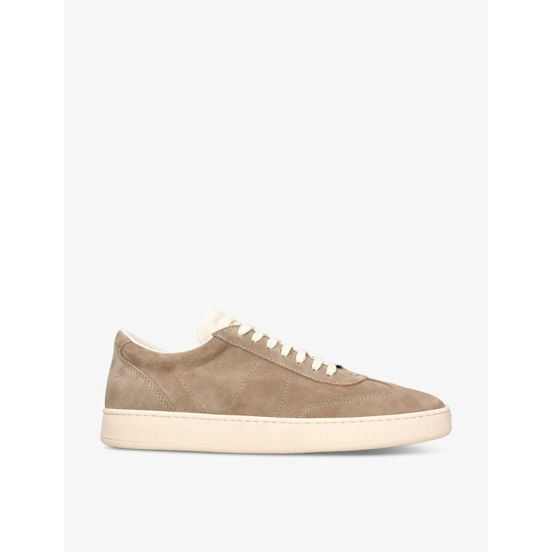 Officine Creative Kombi branded suede low-top trainers