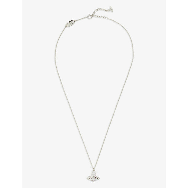 Vivienne Westwood Jewellery Narcissa sterling-silver and cubic zirconia pendant necklace