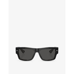  Dolce & Gabbana DG4451 rectangle-frame acetate sunglasses