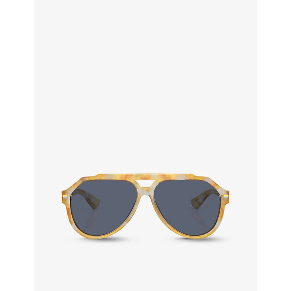  Dolce & Gabbana DG4452 aviator acetate sunglasses