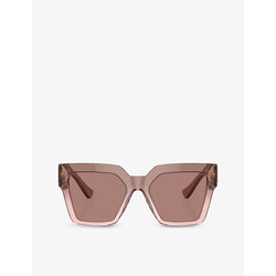 Versace VE4458 butterfly-frame acetate sunglasses | LYBSTORE