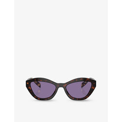 Prada PR A02S butterfly-frame acetate sunglasses