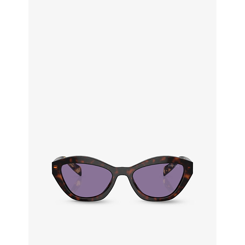 Prada PR A02S butterfly-frame acetate sunglasses