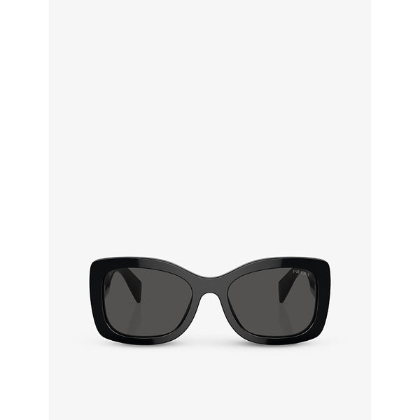 Prada PR A08S oval-frame acetate sunglasses