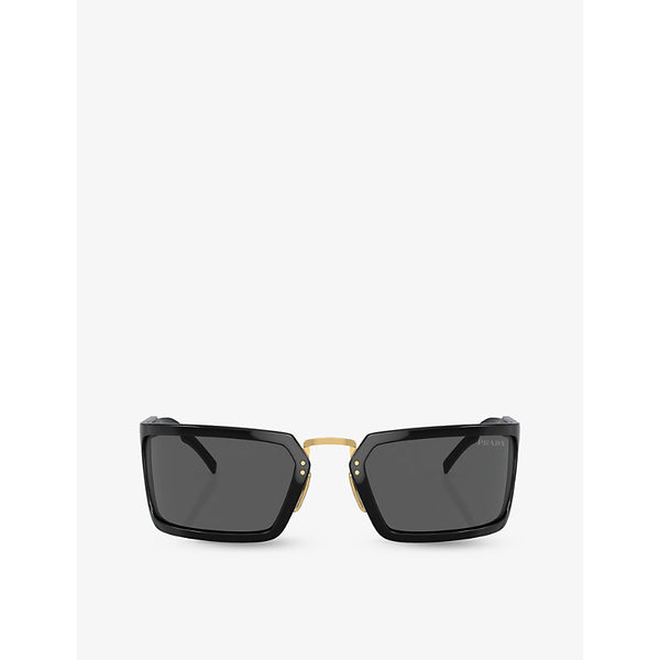 Prada PR A11S irregular-frame propionate sunglasses