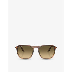  Ray-Ban RB2203 square-frame crystal sunglasses