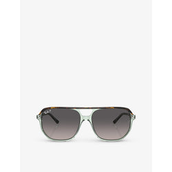  Ray-Ban RB2205 Bill One irregular-frame acetate sunglasses