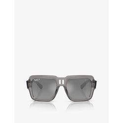  Ray-Ban RB4408 square-frame injected sunglasses