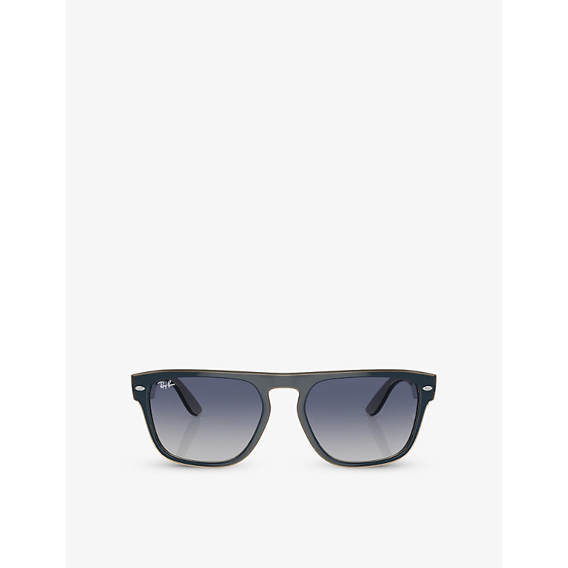  Ray-Ban RB4407 square-frame injected sunglasses