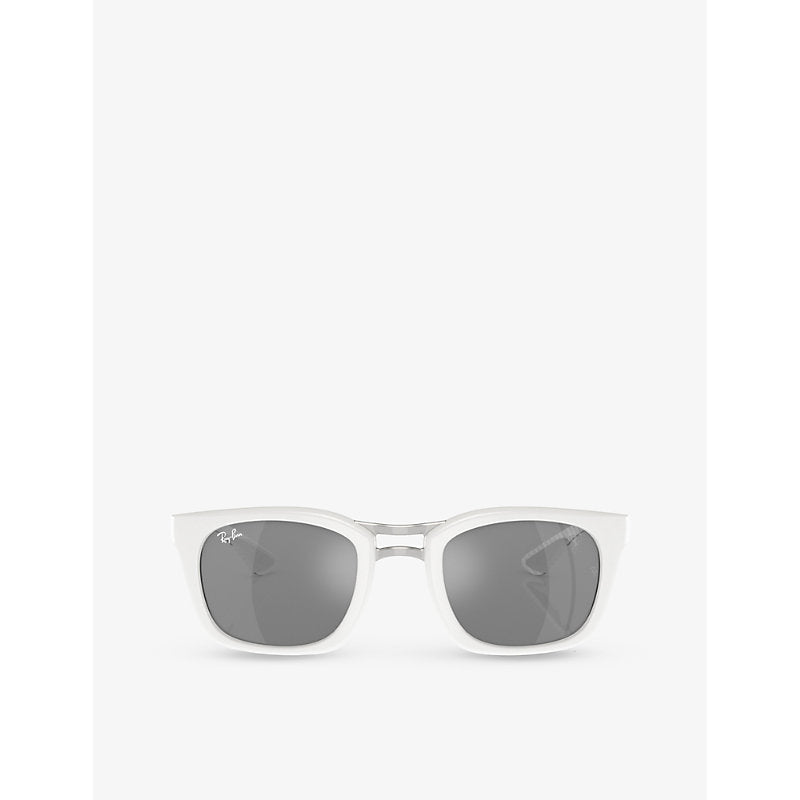  Ray-Ban RB8362M square-frame acetate sunglasses