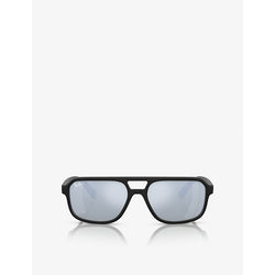  Ray-Ban RB4414M irregular-frame nylon sunglasses