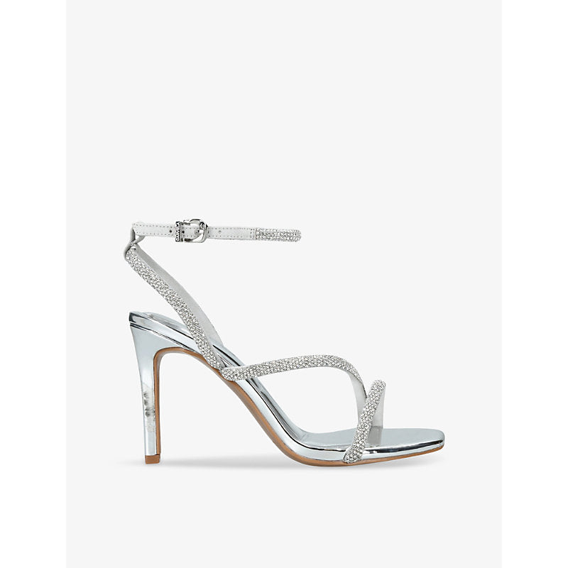  Carvela Paparazzi jewel-embellished woven heeled sandals