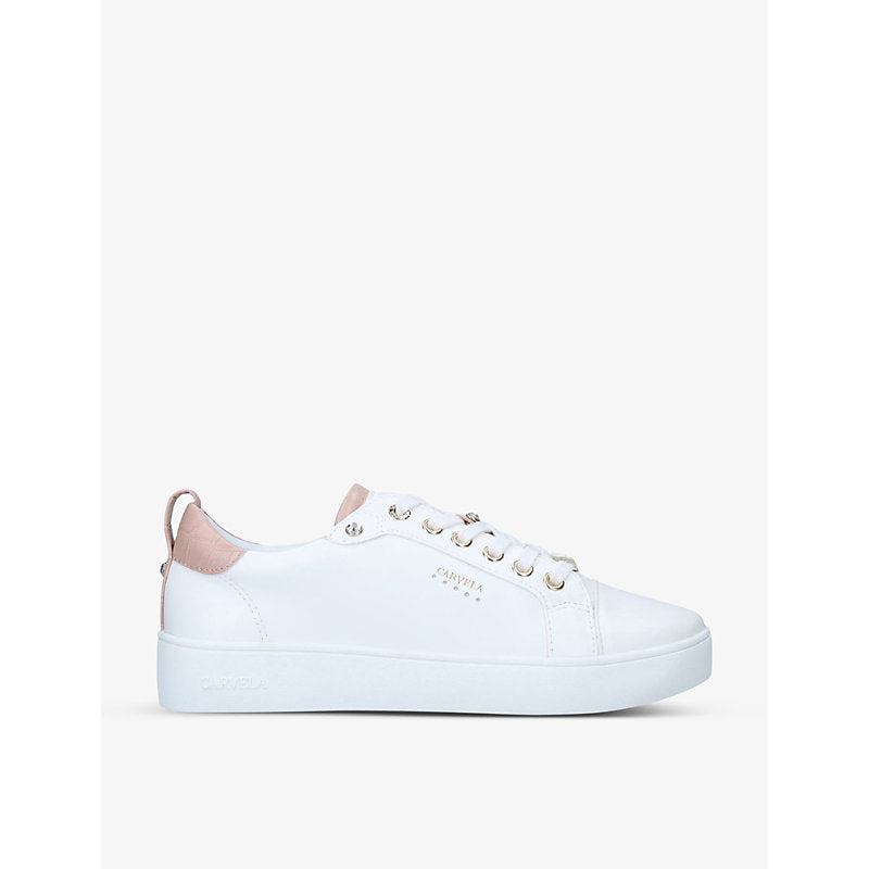 Carvela Joyful 2 faux-leather trainers | Carvela