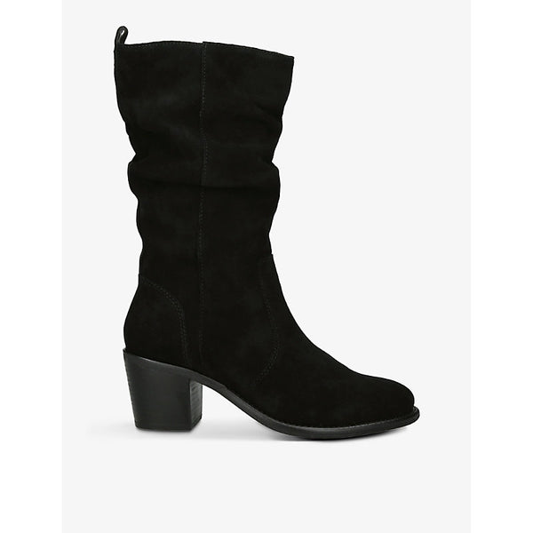 Carvela Secil scrunched-ankle suede-leather knee-high boots