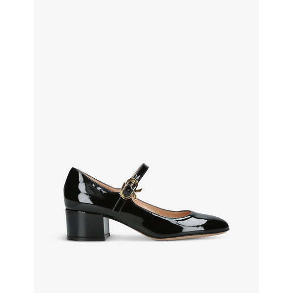 Gianvito Rossi Mary Ribbon Vernice patent-leather heeled courts | Gianvito Rossi