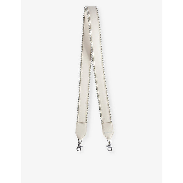 Zadig&Voltaire Stud-embellished leather shoulder strap | LYBSTORE