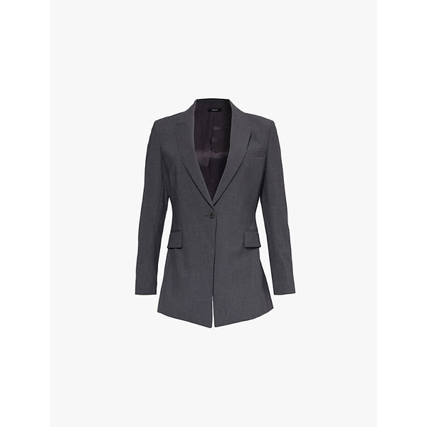 Theory Etiennette single-breasted regular-fit stretch-wool blazer