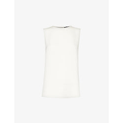  Theory Sleeveless regular-fit silk top