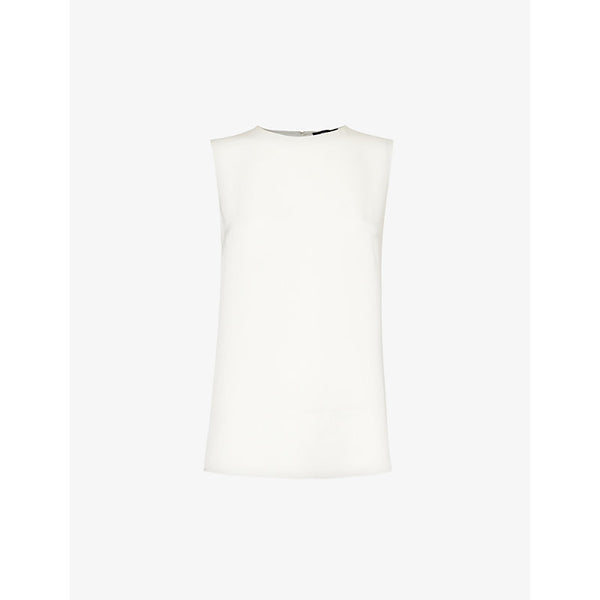  Theory Sleeveless regular-fit silk top