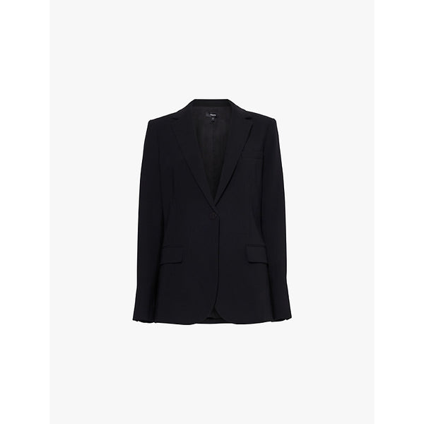 Theory Staple single-breasted woven blazer