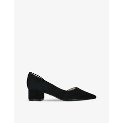 Carvela Comfort Camilla cut-out side suede court heels