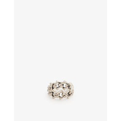 Emanuele Bicocchi Arabesque link-chain sterling-silver ring